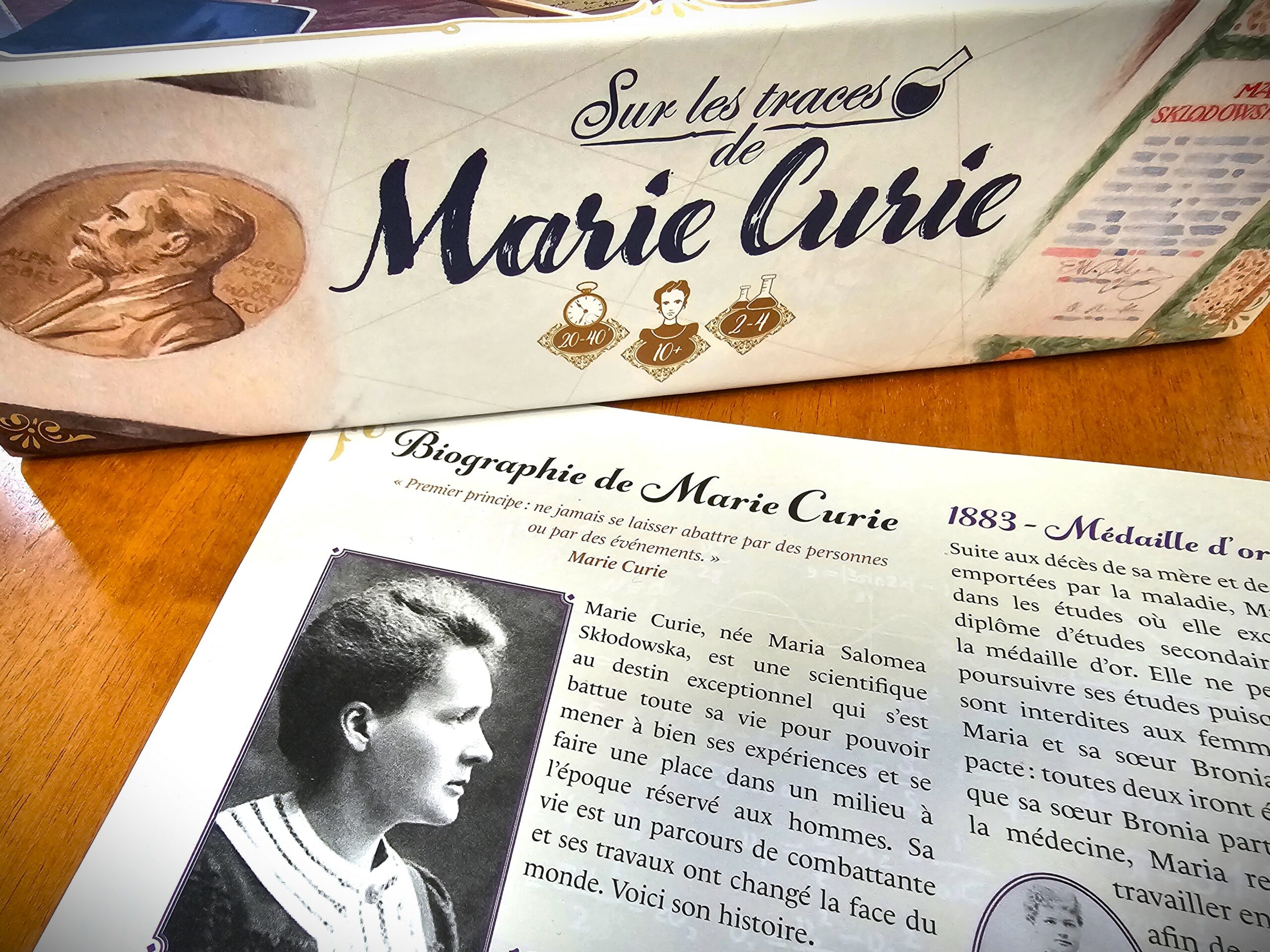 L&rsquo;Histoire derrière Sur les Traces de Marie Curie