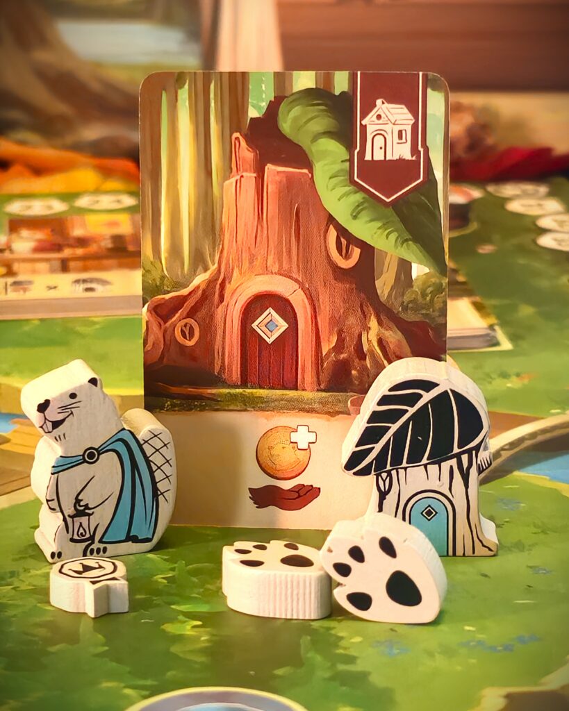 Dans Kingdom Crossing vous commencez avec votre Castor et votre maison de départ