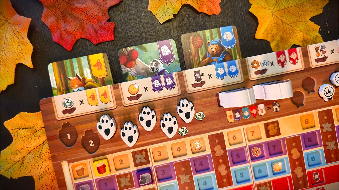Kingdom Crossing est un jeu de construction de moteur avec des guildes d'animaux