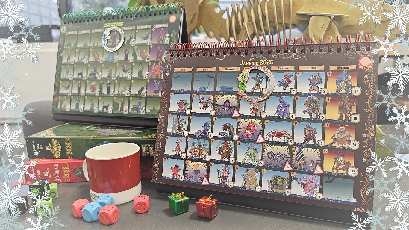 Offrez une aventure quotidienne : les calendriers 365 Aventures (Cthulhu &#038; Le Donjon), le cadeau Secret Santa et Noël idéal !